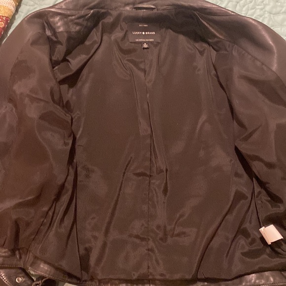 LUCKY Leather Moto Jacket - Picture 8 of 16